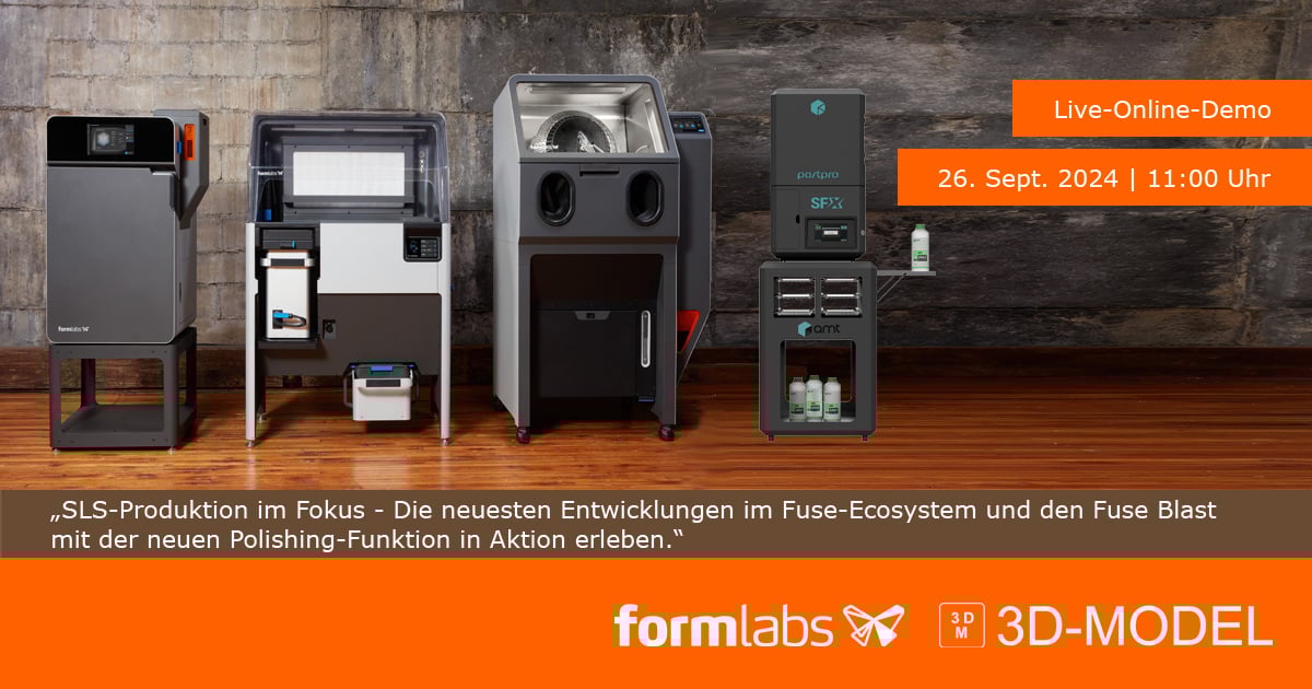 Live-Online-Demo: Neuheiten des Fuse-Ecosystems und Fuse Blast Polishing System in Aktion erleben Live-Online-Demo: Neuheiten des Fuse-Ecosystems und Fuse Blast Polishing System in Aktion erleben