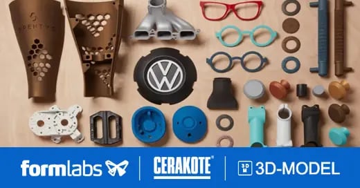 Live-Webinar - Keramikbeschichtung von SLA und SLS 3D-Druckteilen mit Cerakote Live-Webinar - Keramikbeschichtung von SLA und SLS 3D-Druckteilen mit Cerakote